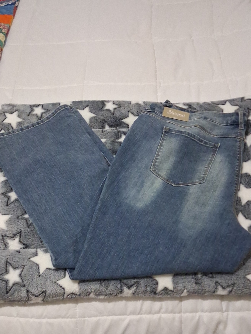 Woman's Natural Reflections Blue Denim Jeans Size 18 WP